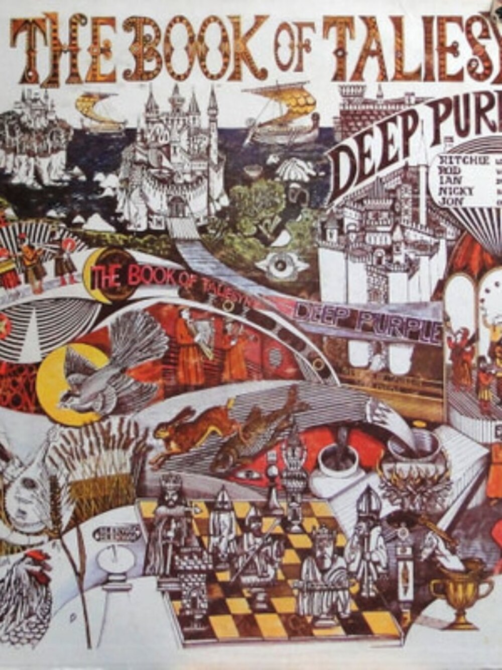 LP Deep Purple – The Book Of Taliesyn 	(T-107)	(VG+/VG+)